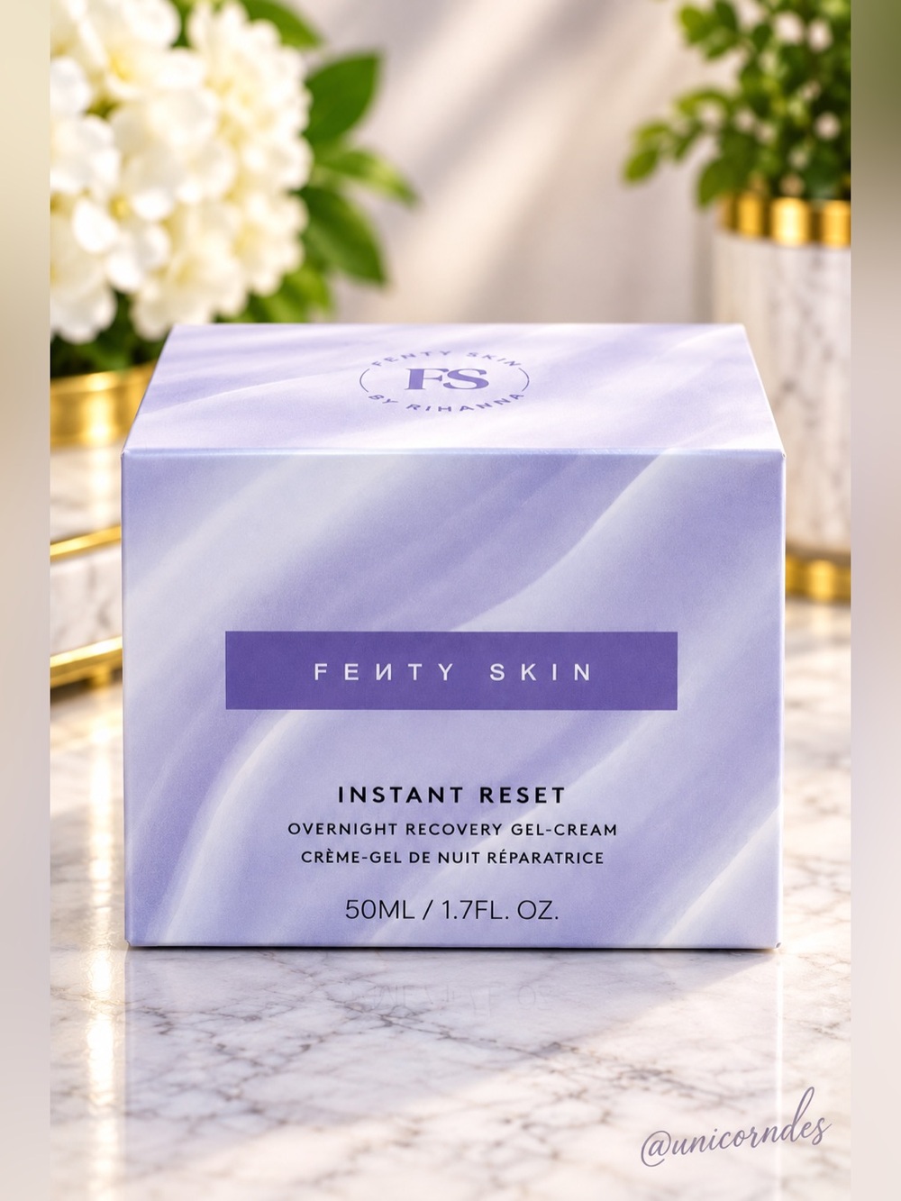Fenty Skin Instant Reset Overnight Recovery Gel-Cream 1.7 oz